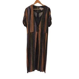 Vintage 80's 90's Jamie Brooke  Midi Maxi Dress Floral Cottage core Size 20